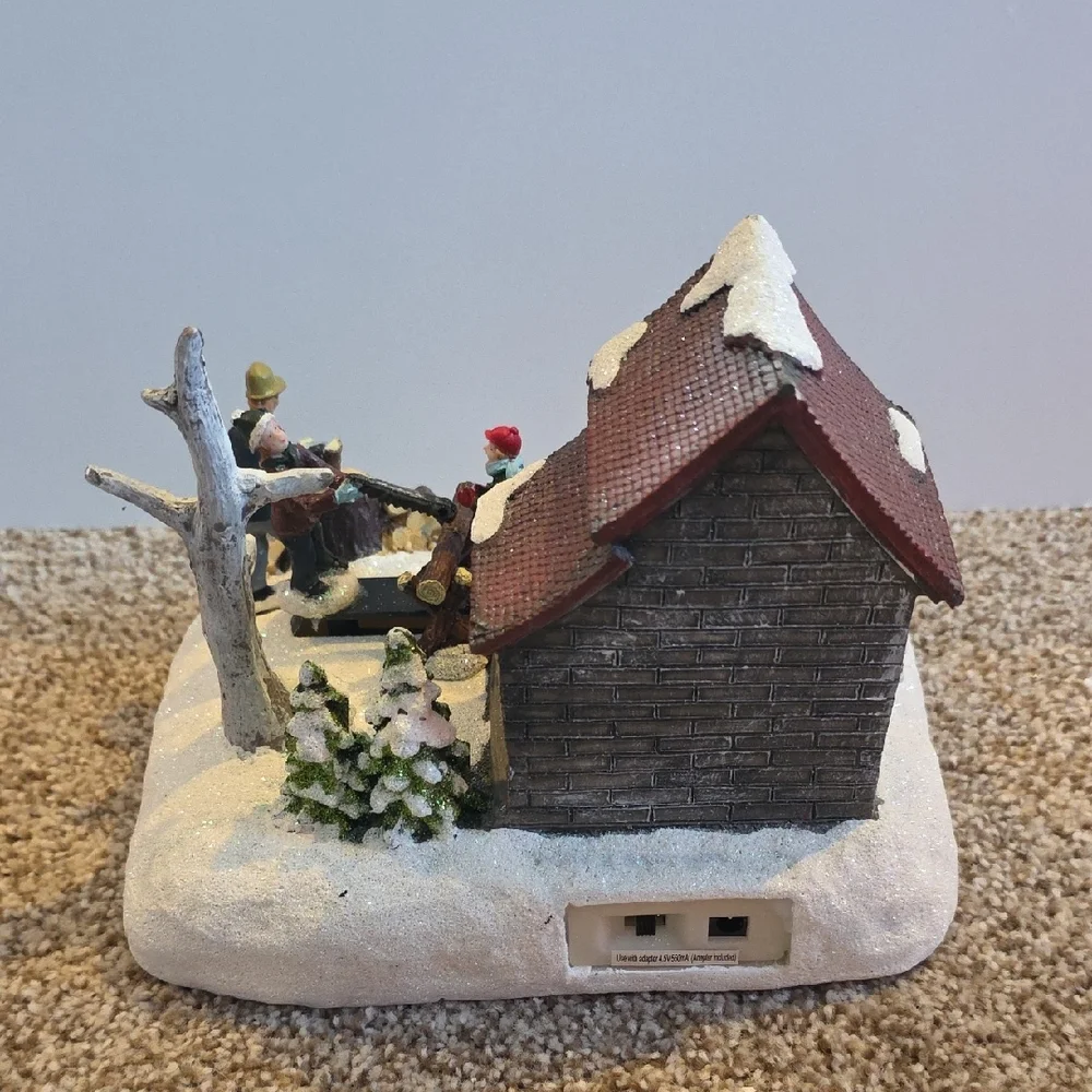 Crosslight Animated Lumberjack Holiday Village